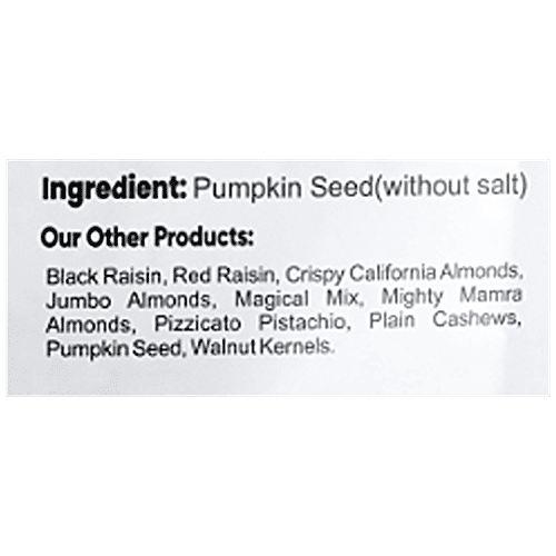 Buy Nutkhat Organics Premium Pumpkin Seeds 100 Raw, Rich In Zinc & Phosporus Online at Best