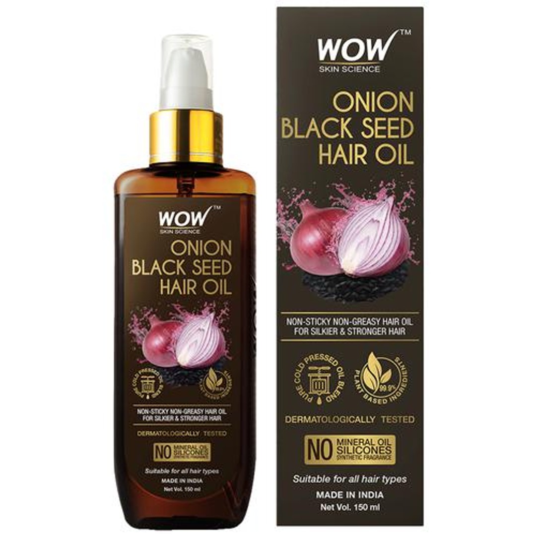 Wow Skin Science Onion Hair Oil - Black Seed Oil...