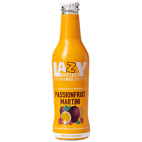 Buy Lazy Cocktails & Co. Passionfruit Martini NonAlcoholic Beverage Cocktail Mixer Tastes