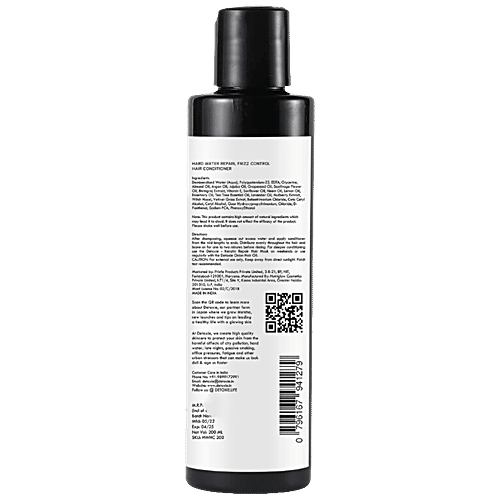 Buy Detoxie Frizz Control & Hard Water Repair Hair Conditioner Lightweight, Deeply Moisturise