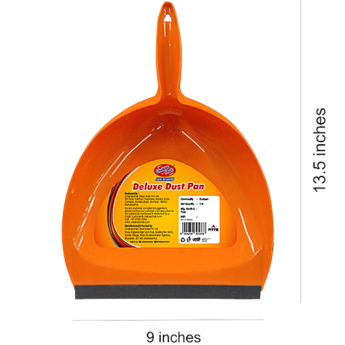 Buy Chakaachak Deluxe Dust Pan Premium Quality, Flexible, Multicolour
