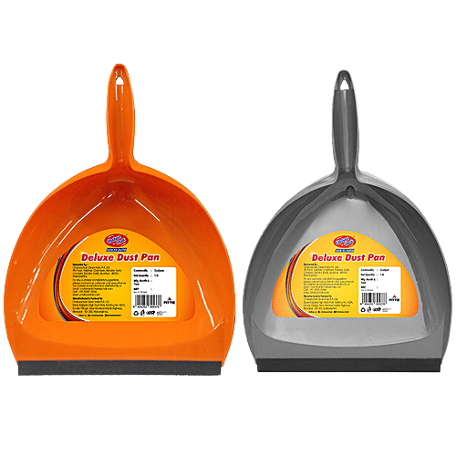 Buy Chakaachak Deluxe Dust Pan Premium Quality, Flexible, Multicolour