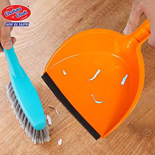 Buy Chakaachak Dust Pan Premium Quality, Flexible, Multicolour Online