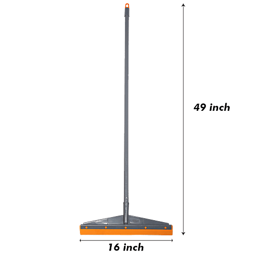 Chakaachak Eazo Squeegee - Plastic & Foam, Long Handle, Multicolour, 1 pc  