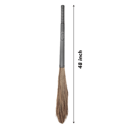 Buy Chakaachak Eazo Grass Broom Long Handle, Durable, Flat Bottom