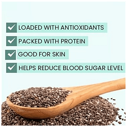 Buy Tripathi Products Black Chia Seed Rich In Omega3, Protein