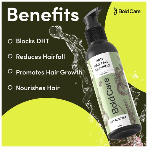 Buy Bold Care Anti-Hair Fall Shampoo - DHT Blocker, Improves Hair Growth,  For Men Online at Best Price of Rs 499 - bigbasket