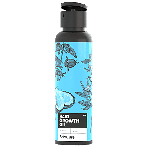 Bold Care Hair Growth Oil - With 5 Essential Oils, Reduces Split Ends, 100 ml  