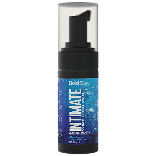 Bold Care Intimate Wash For Men - With Tea Tree Oil & Aloe Vera Extract, pH Balanced, Prevents Itching, Irritation & Odour, 120 ml  