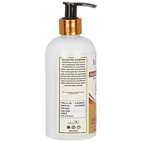 Buy Khadi Mauri Herbal Coconut Hair Conditioner SLES & Paraben Free