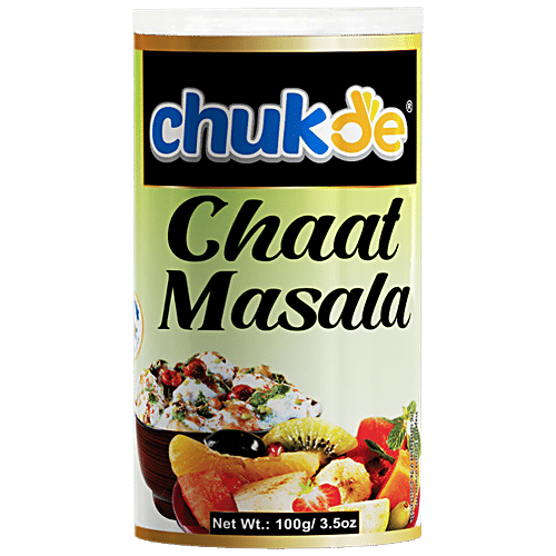 Chukde Chat Masala - Enhance More Flavour & Taste, Natural Aroma, Sprinkler, 100 g Jar