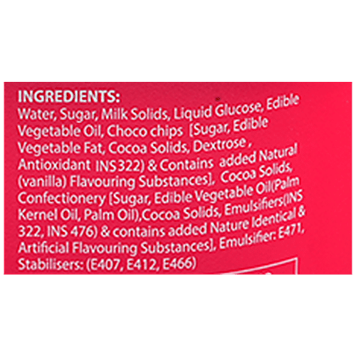 Rollick Belgian Chocochip Frozen Dessert, 750 ml Tub 