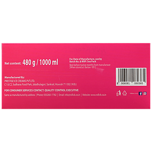 Rollick Butterscotch Medium Fat Frozen Dessert, 1 L