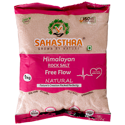 Buy Sahasthra Himalayan Pink Salt Table Salt Crystal, 100 Natural