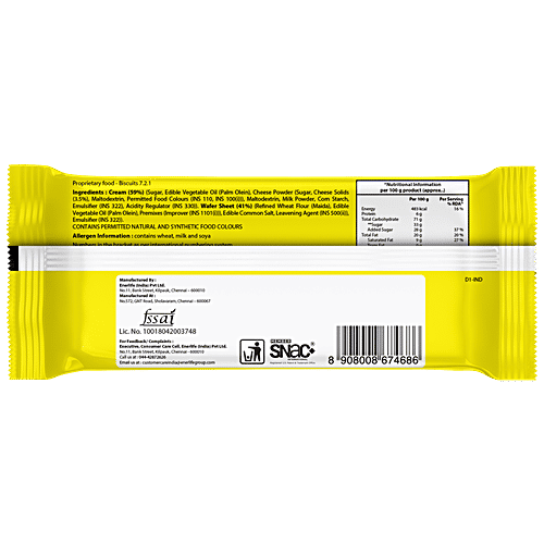 Nabati Richeese Cheese Cream Wafer Biscuits - Light, Crispy, Crunchy, 66 g