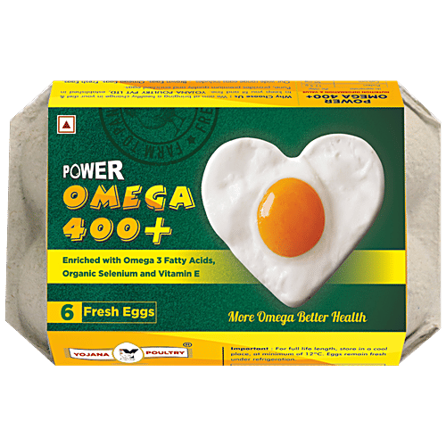 Buy Yojana Poultry Omega 400+ Eggs Enriched With Omega 3 Fatty Acids