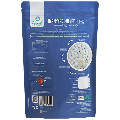 Buy Immunit Barnyard Millet/Sanwa Puffs Online at Best Price of Rs 89