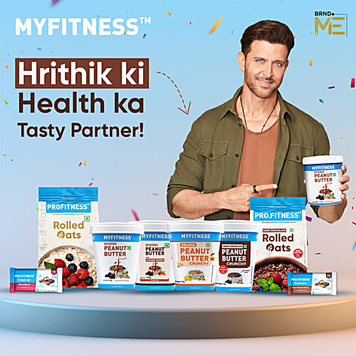 Myfitness Peanut Butter - Chocolate, Smooth, Rich In Taste, Flavour, Creamy Texture, 227 g Tub Tasty & Chocolatey
High in Protein