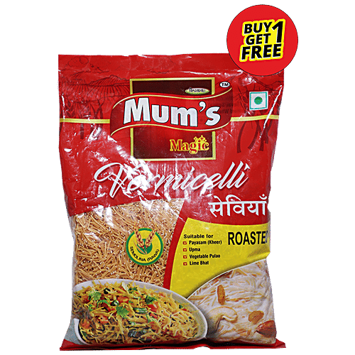 Mum's Roasted Vermicelli Sevai - Suitable For Kheer, Upma, Pulao & Lime Bhat, 400 g Pouch 