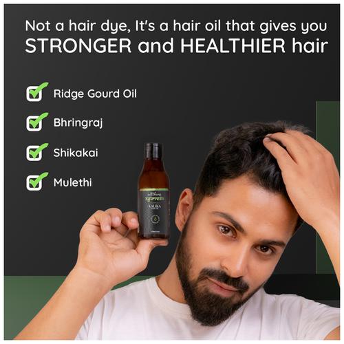 Buy Satthwa Kalika Hair Oil - Make Your Hair Naturally Darker, Fight  Greying, For All Types, Men & Women Online at Best Price of Rs 575 -  bigbasket