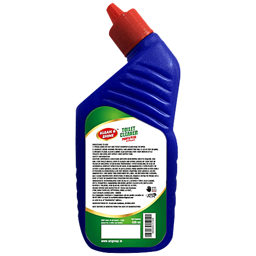 Buy KLEAN & SHINE Toilet Cleaner Power Plus Effect, Unique