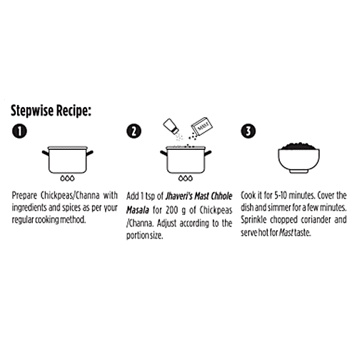 Jhaveri's Mast Chhole Masala - Desh Ka Swad, 100 g  