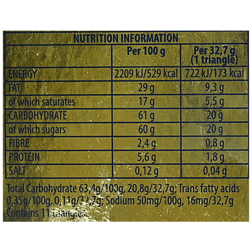 Toblerone Swiss Milk Chocolate With Honey & Almond Nougat - Smooth, Creamy, Rich Flavour, 360 g  