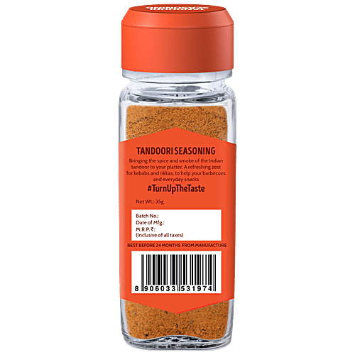 SNAPIN Tandoori Seasoning - Smoky, Spicy, Tangy Flavour, 35 g  