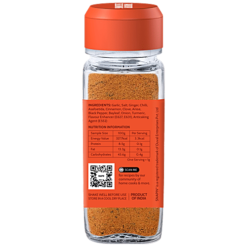 SNAPIN Tandoori Seasoning - Smoky, Spicy, Tangy Flavour, 35 g  