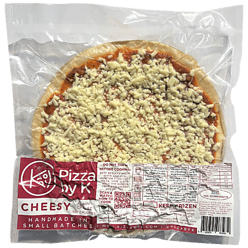 Pizza by K Cheesy - Plain Cheese Frozen Pizza, 306 g