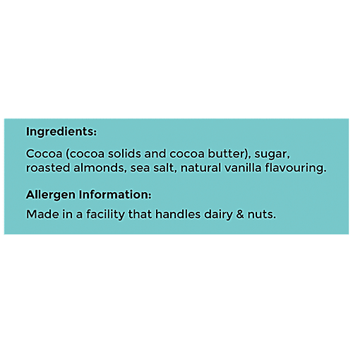 One Good Sea Salt & California Almonds Chocolate, Plant Based, 50 g