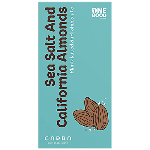 One Good Sea Salt & California Almonds Chocolate, Plant Based, 50 g
