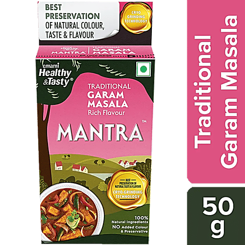 Emami Healthy & Tasty Mantra Traditional Garam Masala, 50 g  