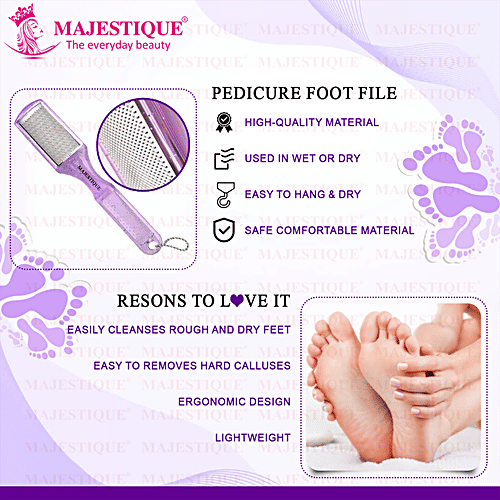 Buy MAJESTIQUE Fn334 Foot File & Callus Scrubs For Healthy Feet