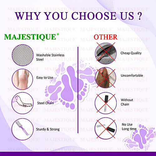 Buy MAJESTIQUE Fn334 Foot File & Callus Scrubs For Healthy Feet
