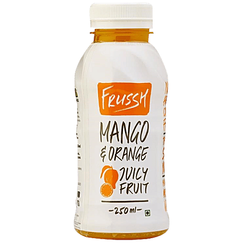 Frussh Mango & Orange Nectar - Rich In Vitamin A, C, Boosts Immune System, 250 ml PET Bottle 