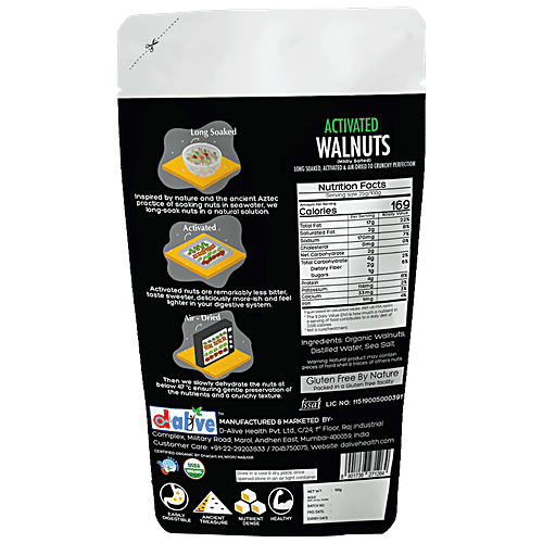 Buy Honestly Organic Activated Walnuts Mildly Salted, Crunchy, Rich