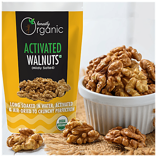 Buy Honestly Organic Activated Walnuts Mildly Salted, Crunchy, Rich