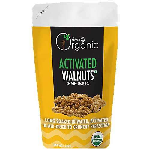 Buy Honestly Organic Activated Walnuts Mildly Salted, Crunchy, Rich