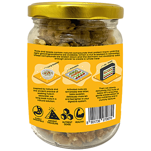 Buy Honestly Organic Activated Walnuts Mildly Salted, Crunchy, Rich