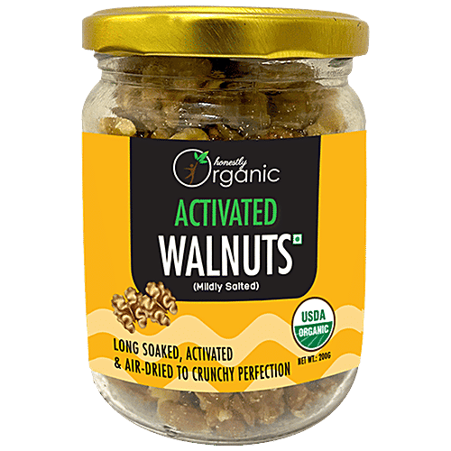 Buy Honestly Organic Activated Walnuts Mildly Salted, Crunchy, Rich