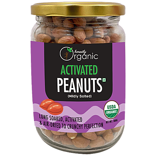 Buy Honestly Organic Activated Peanuts Mildly Salted, Crunchy, Rich