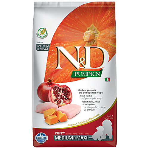 Buy FARMINA PET FOODS N&D Pumpkin Dog Dry Food For Puppy Chicken