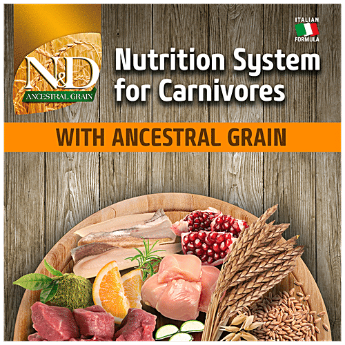 Farmina Pet Foods N&D Ancestral Grain Dog Dry Food – Chicken & Pomegranate, Selection, Adult- Medium & Maxi Breed, 15 kg (12 Kg + 3 Kg Free) 