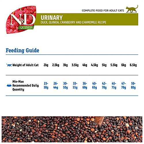 Buy FARMINA PET FOODS N&D Quinoa Cat Dry Food Urinary, Grain Free