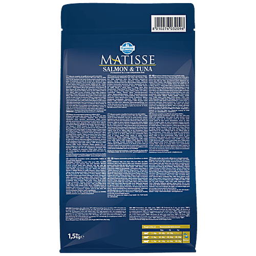 Farmina Pet Foods Salmon & Tuna - Cat Dry Food, Adult, 1.5 kg  Premium Quality
Highly Digestible
Rich in Taurine