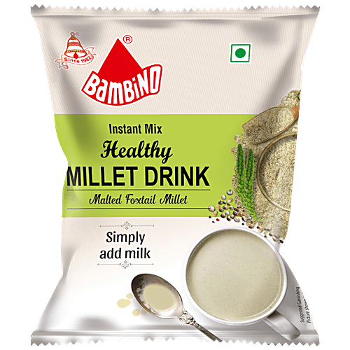 Buy Bambino Malted Foxtail Millet Drink Instant Mix, Rich In Iron
