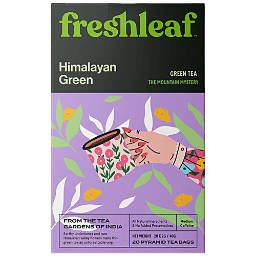 Buy FRESHLEAF Himalayan Green Tea Fresh, Rich In Antioxidants, Boosts