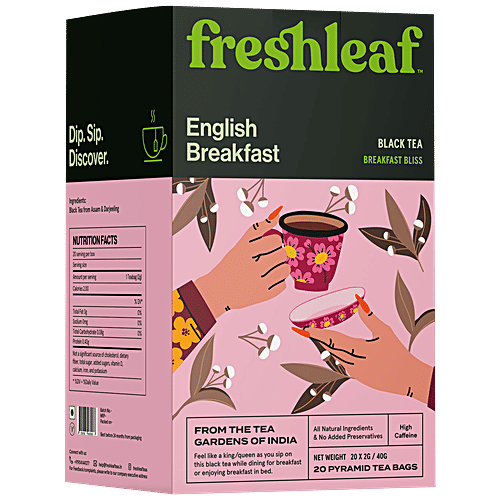 Buy FRESHLEAF English Breakfast Black Tea Fresh, Rich In Antioxidants