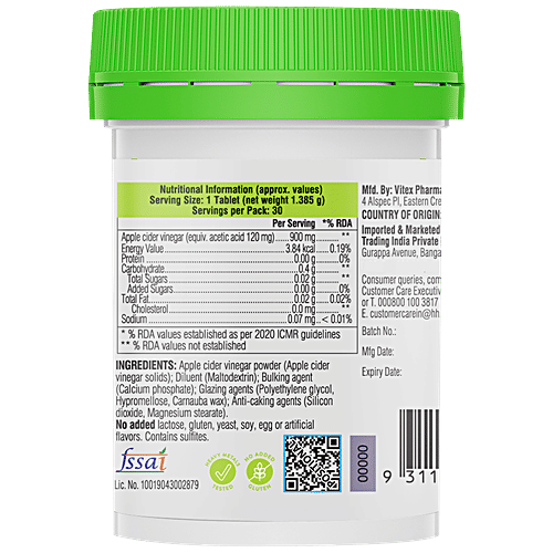 Buy Swisse High Strength Apple Cider Vinegar Tablets Supports